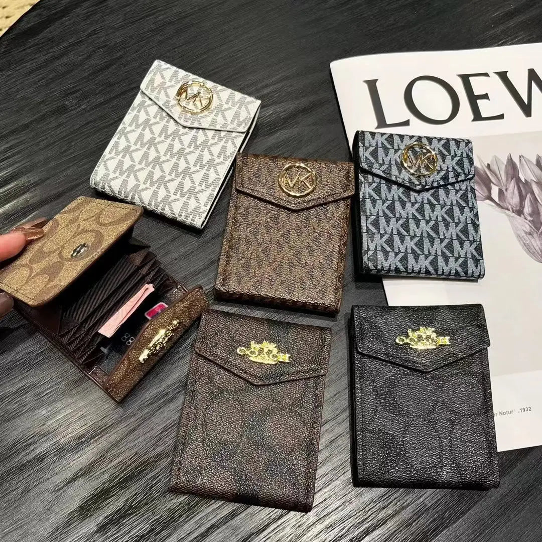 Luxury MK & CO -Inspired Monogram Card Holder Wallets mysite