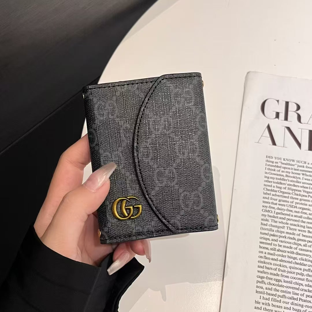 Luxury LV & GG-Inspired Monogram Compact Wallet Collections mysite