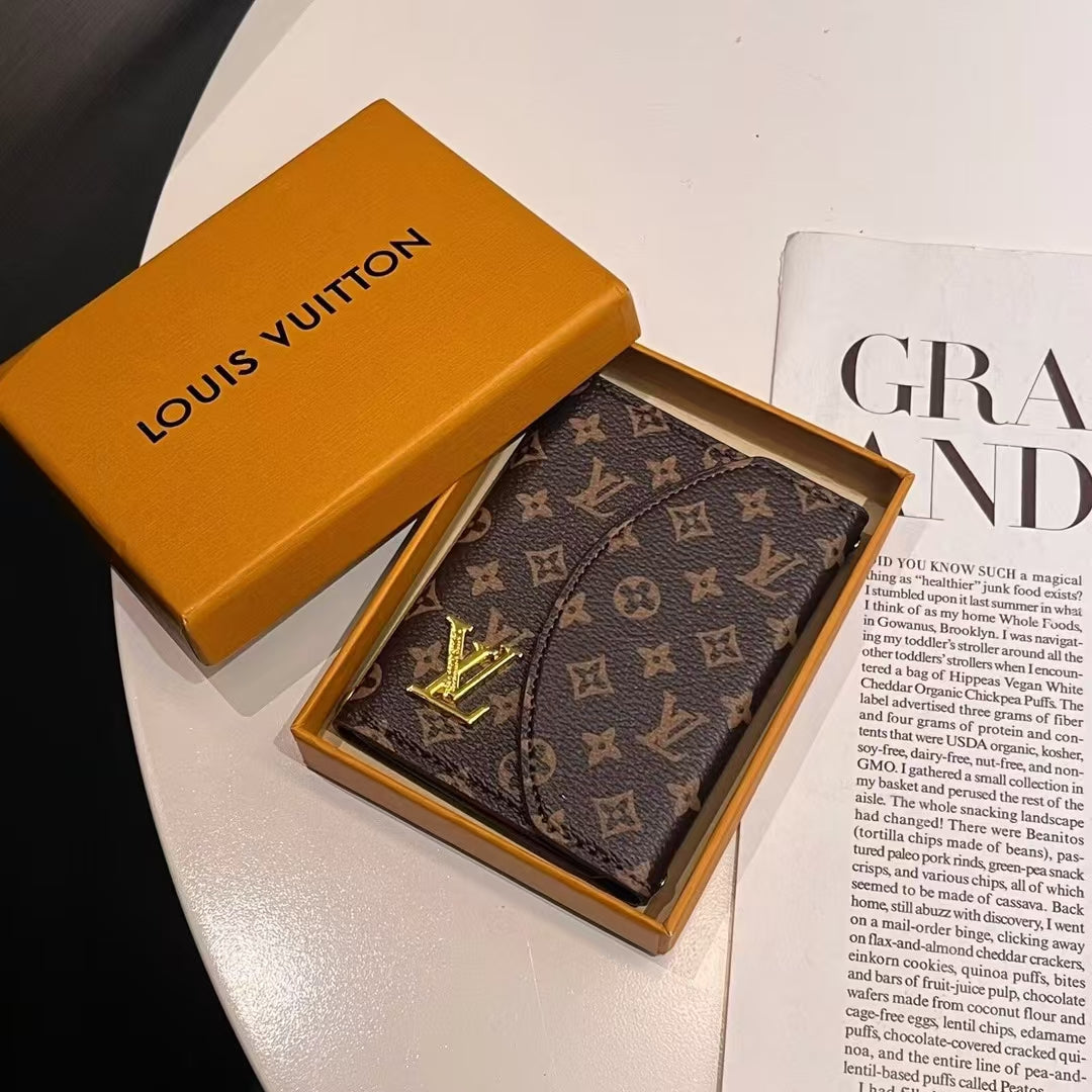 Luxury LV & GG-Inspired Monogram Compact Wallet Collections mysite