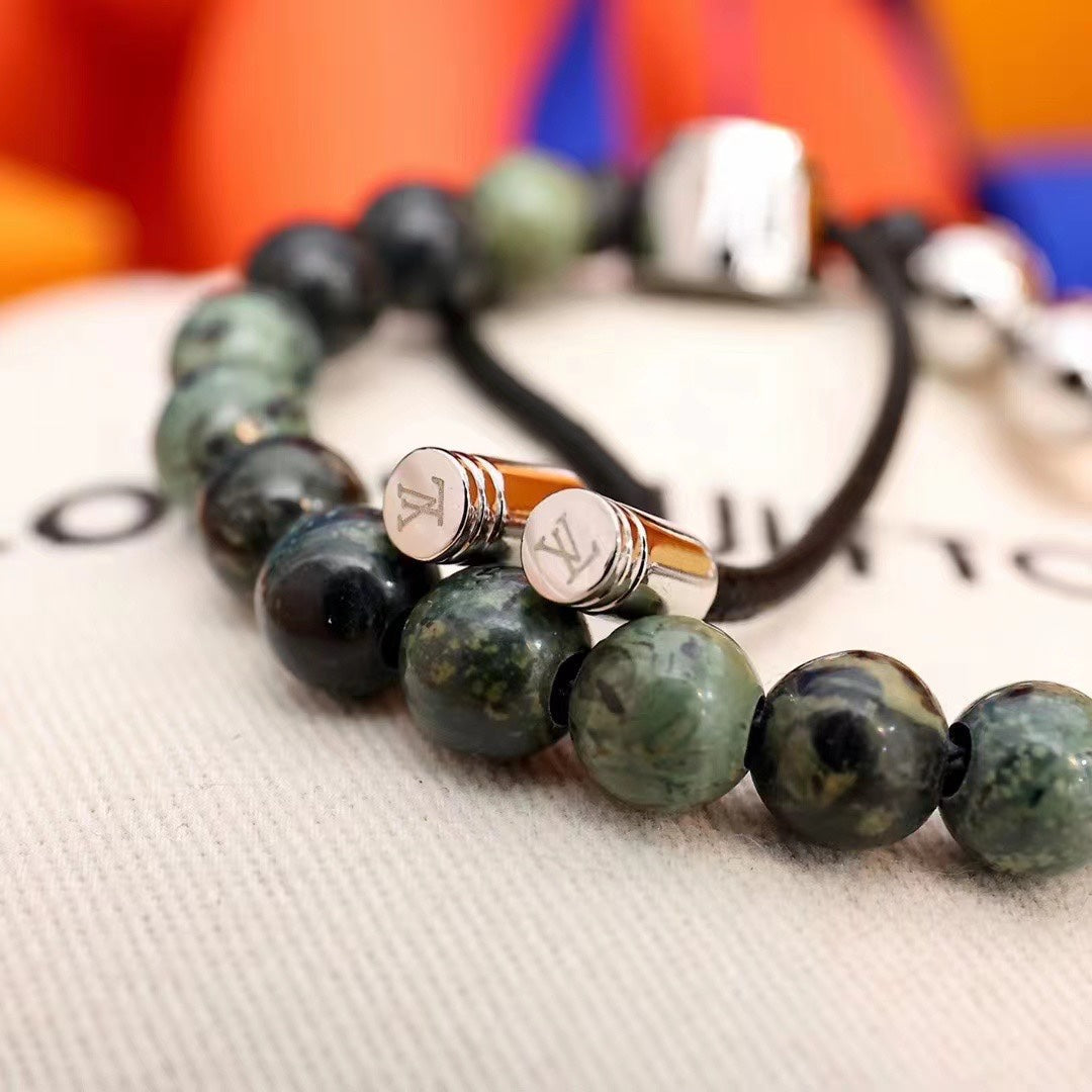 Monogram Adjustable Beads Bracelet-s mysite