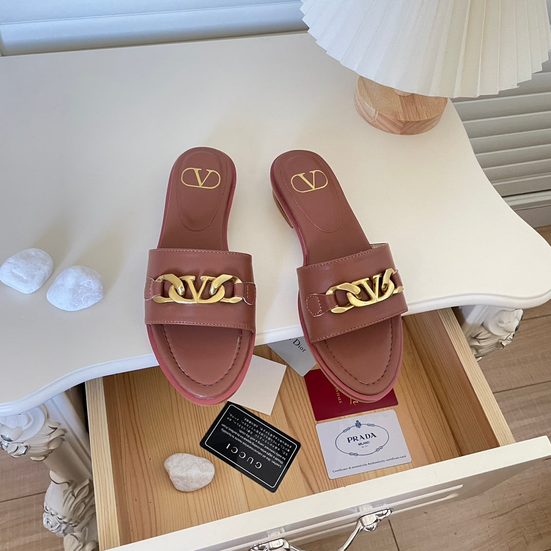 Logo Chain Flat Slides mysite