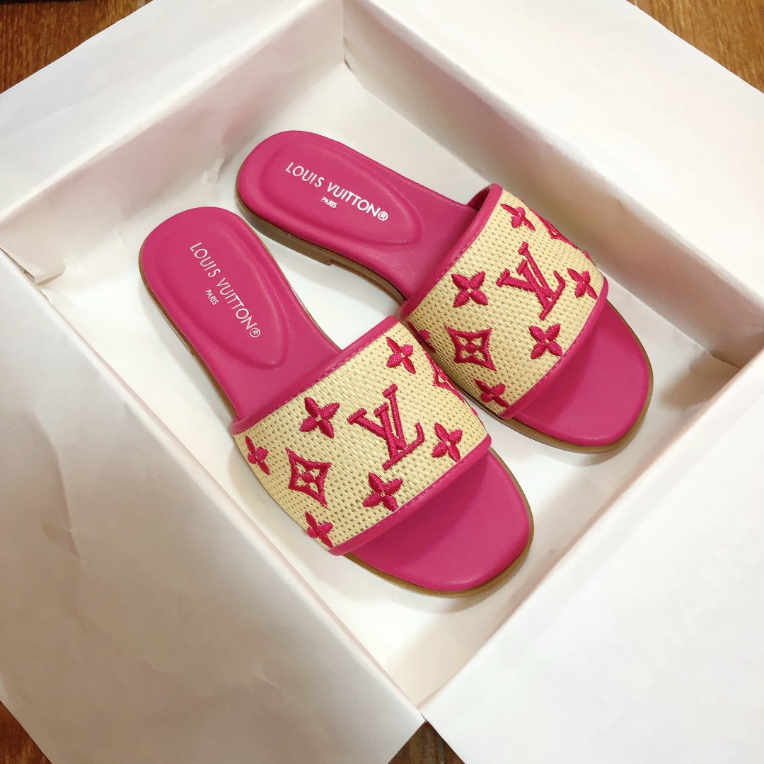 Woven Embroidered Slippers-1 mysite