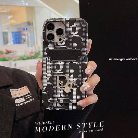 Fashion Lady Case with Card Holder for iPhones mysite