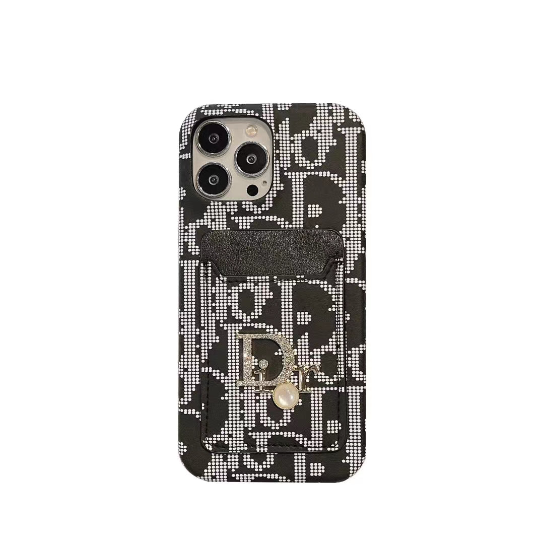 Fashion Lady Case with Card Holder for iPhones mysite