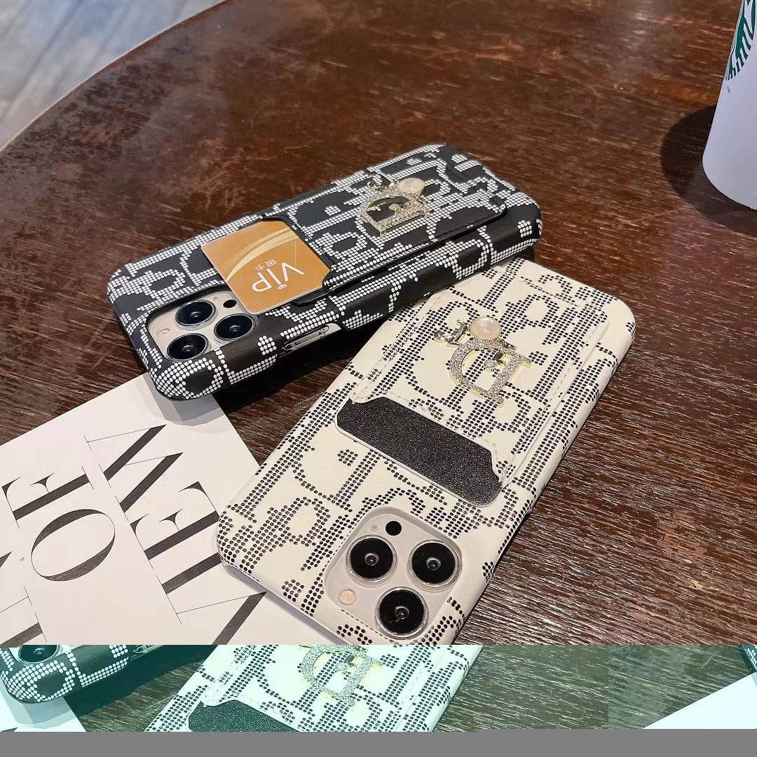 Fashion Lady Case with Card Holder for iPhones mysite