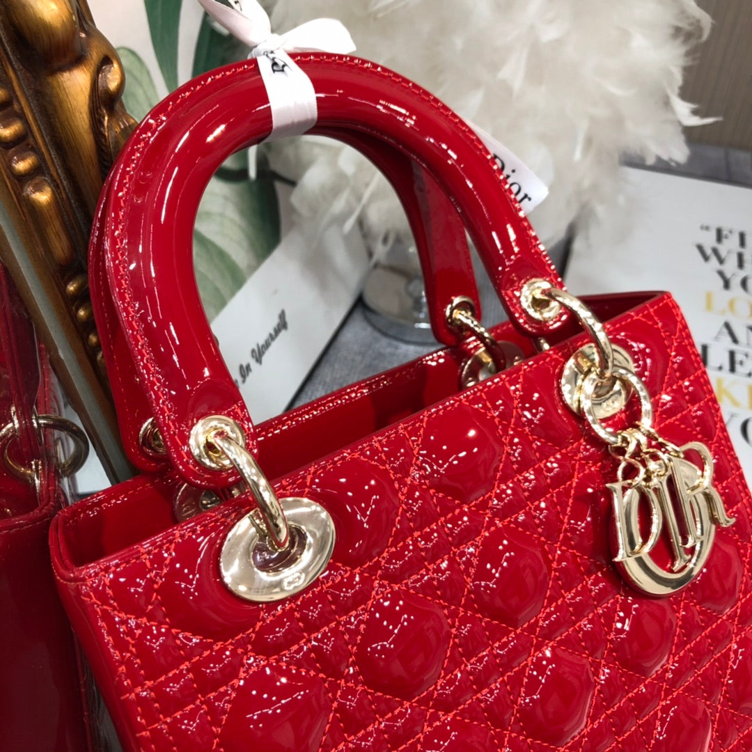 medium lady 24 red patent calfskin mysite