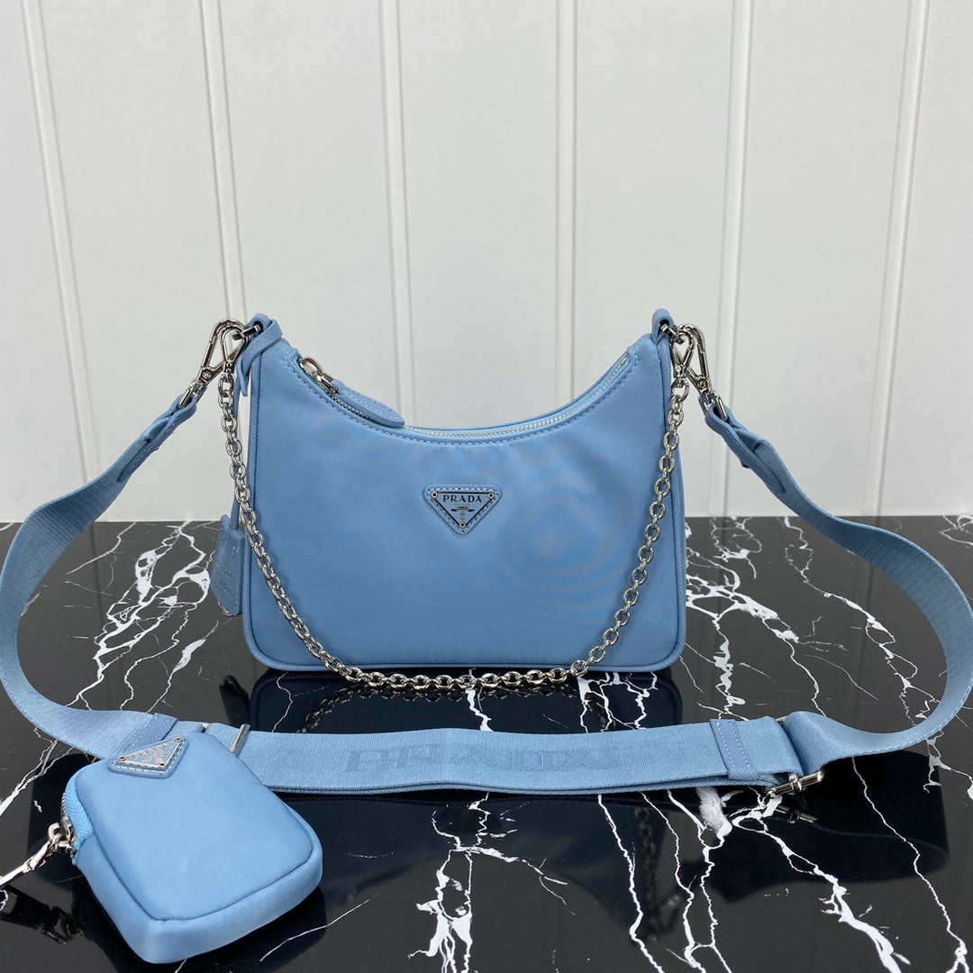 PRA HOBO 22 BAG IN CERULEAN BLUE RE-NYLON mysite