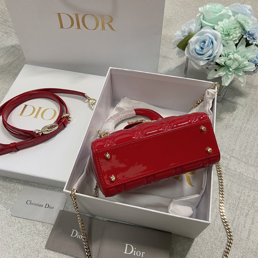 mini lady 17 red patent calfskin mysite