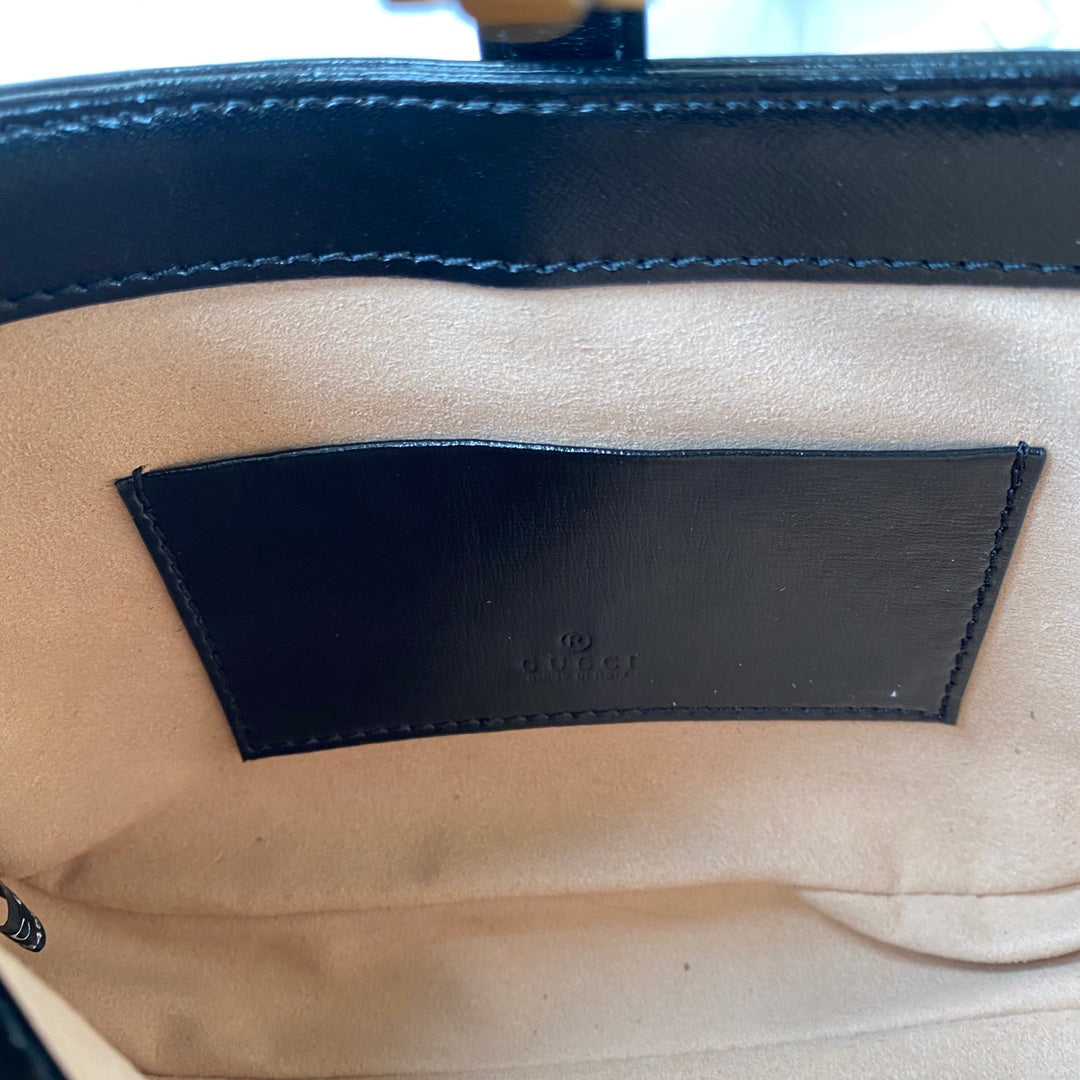 gg jackie mini 19cm black calfskin mysite