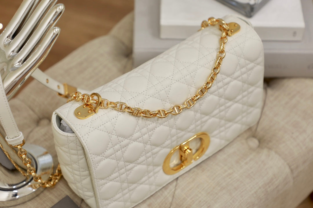 LARGE CARO BAG 28 WHITE CALFSKIN mysite