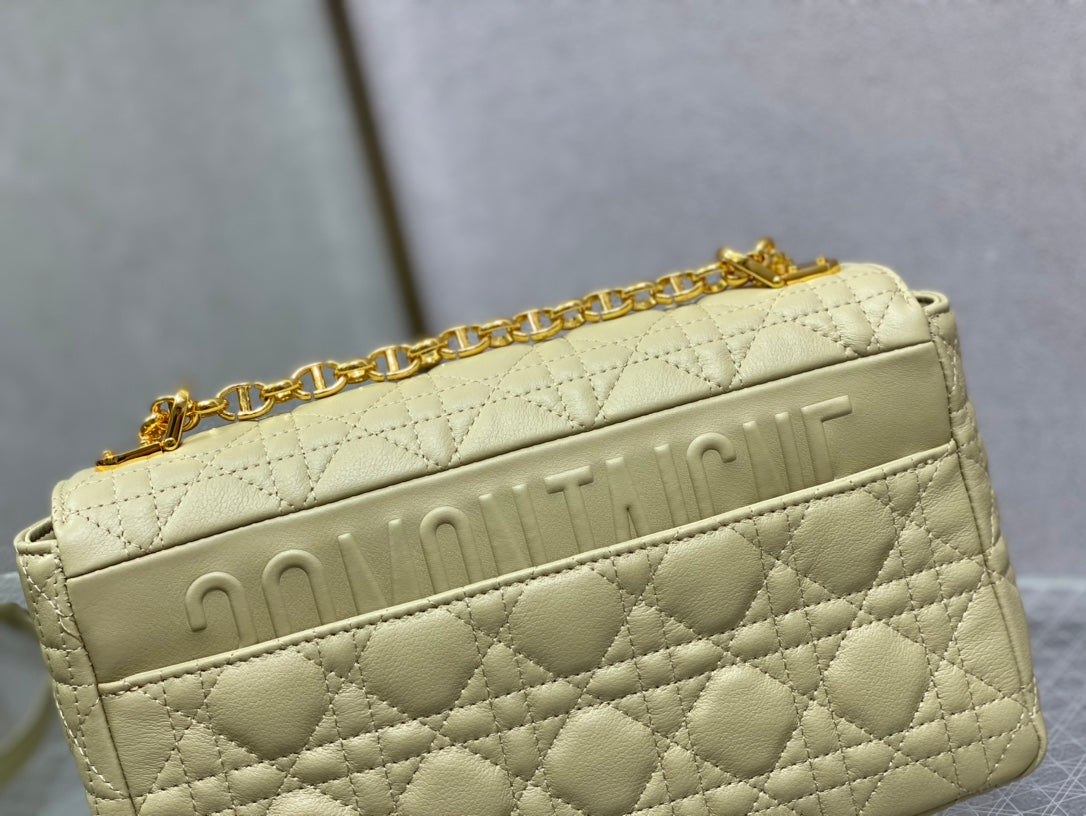 medium caro 25.5 light yellow calfskin mysite