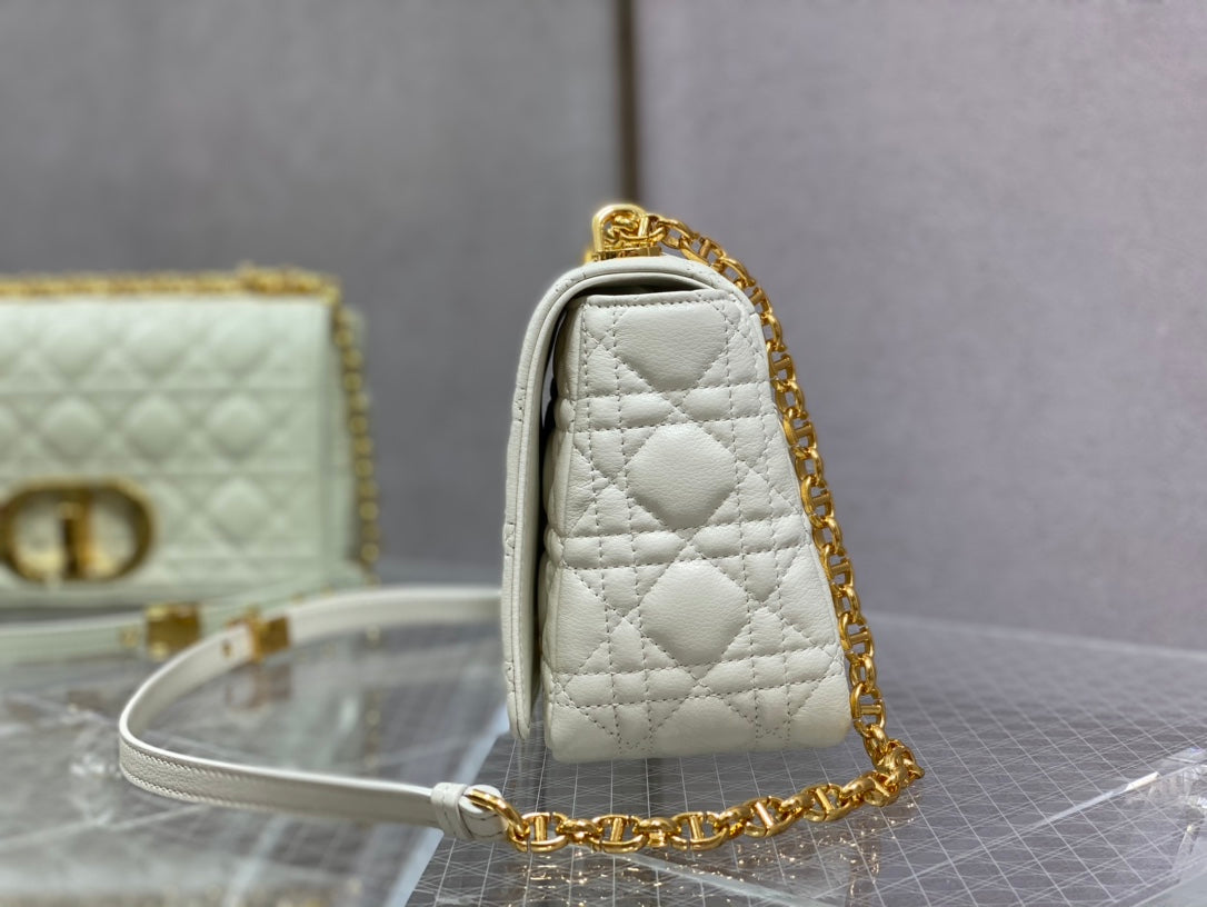 medium caro 25.5 white calfskin mysite