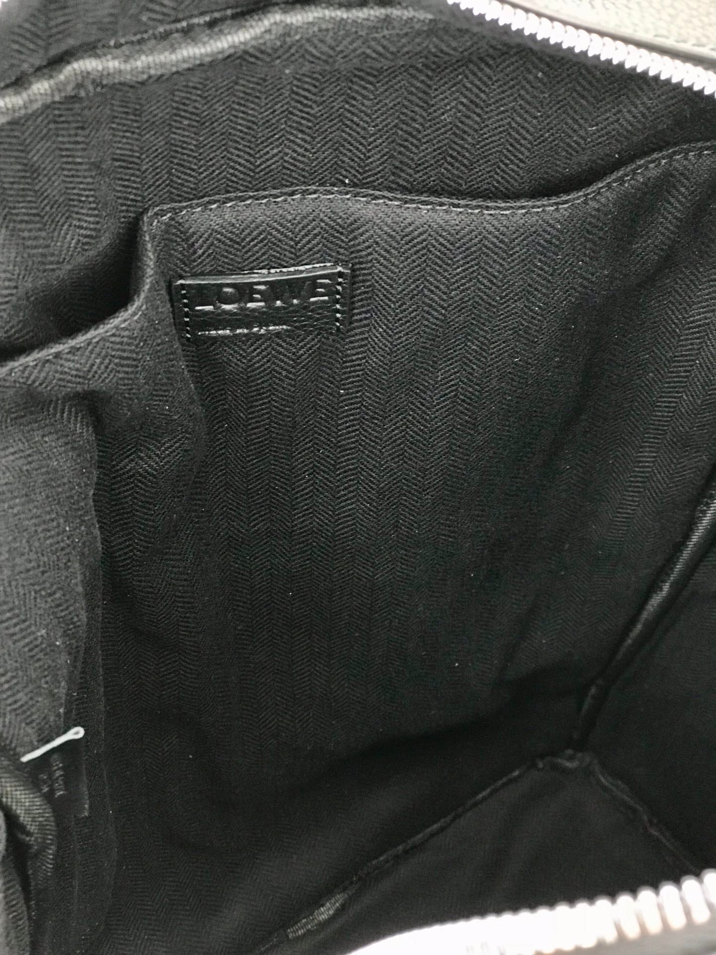 LOE 39 MILITARY BACKPACK IN BLACK SOFT GRAINED CALFSKIN mysite
