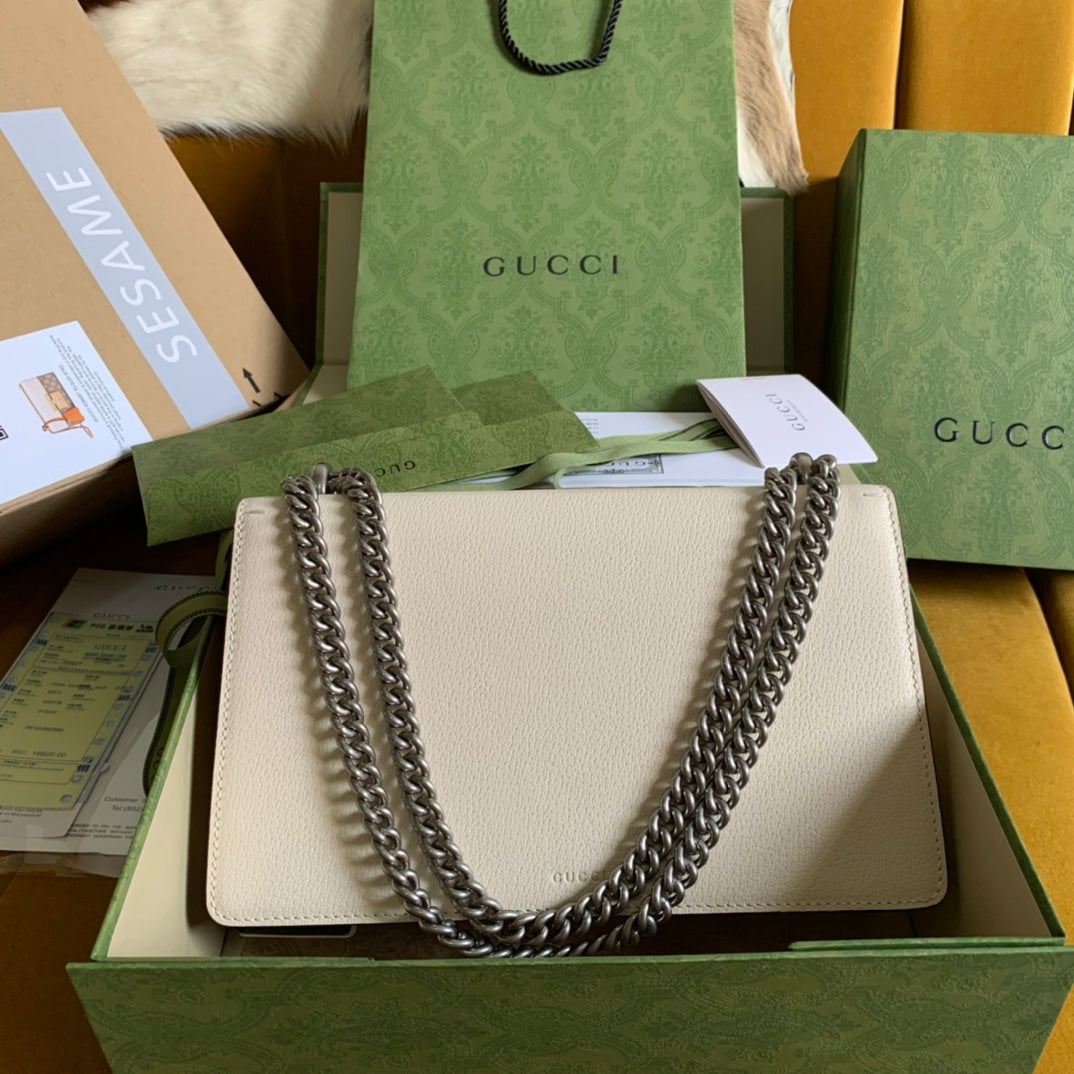 DIONYSUS SMALL BAG IN WHITE CALFSKIN mysite