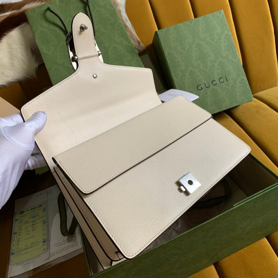 DIONYSUS SMALL BAG IN WHITE CALFSKIN mysite