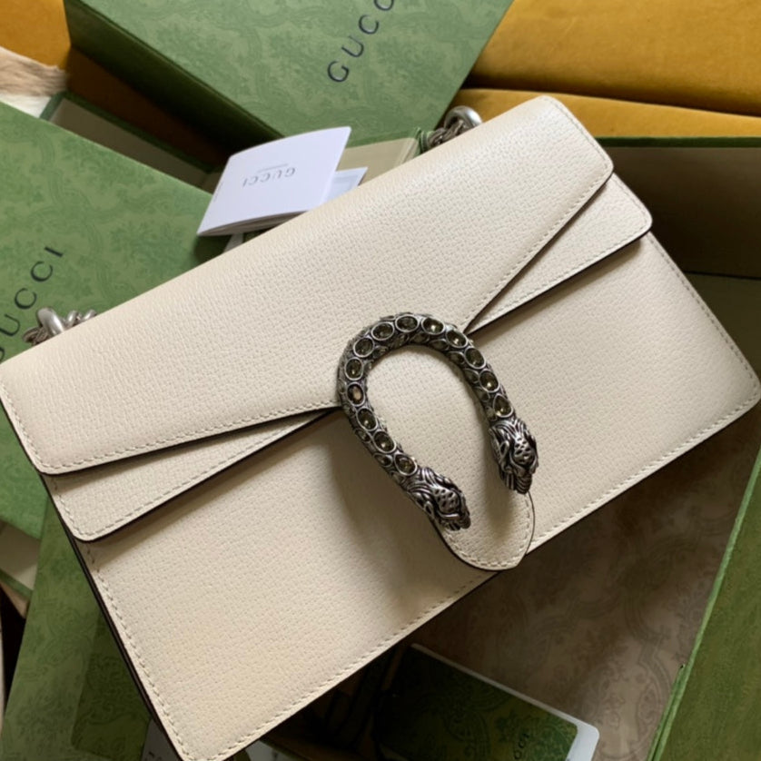 DIONYSUS SMALL BAG IN WHITE CALFSKIN mysite