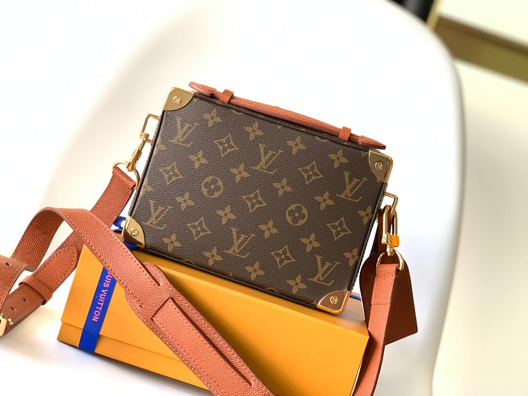 LV x NBA Handle Trunk Bag 21.5cm Brown Monogram Canvas GHW mysite