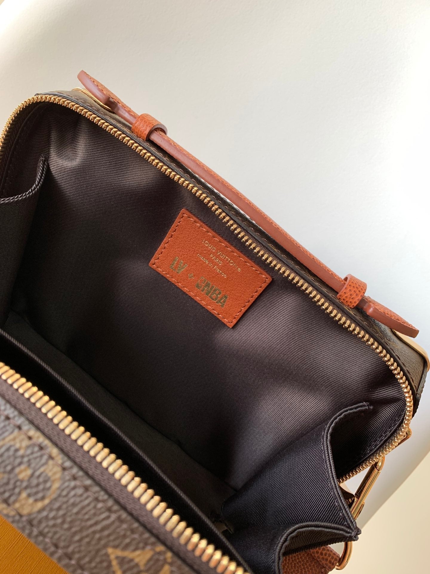 LV x NBA Handle Trunk Bag 21.5cm Brown Monogram Canvas GHW mysite