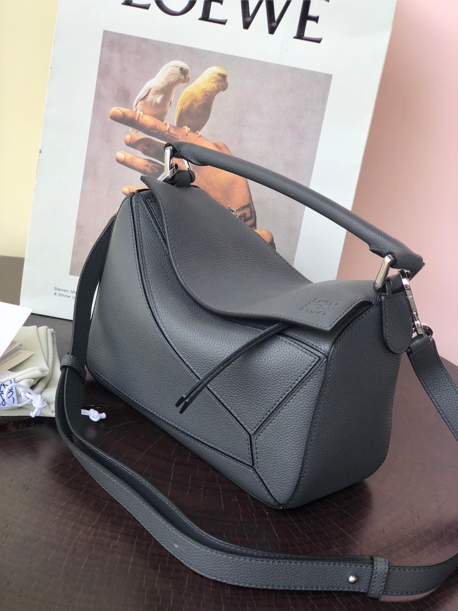 SMALL PUZZLE 24 BAG IN CLASSIC BLACK CALFSKIN mysite