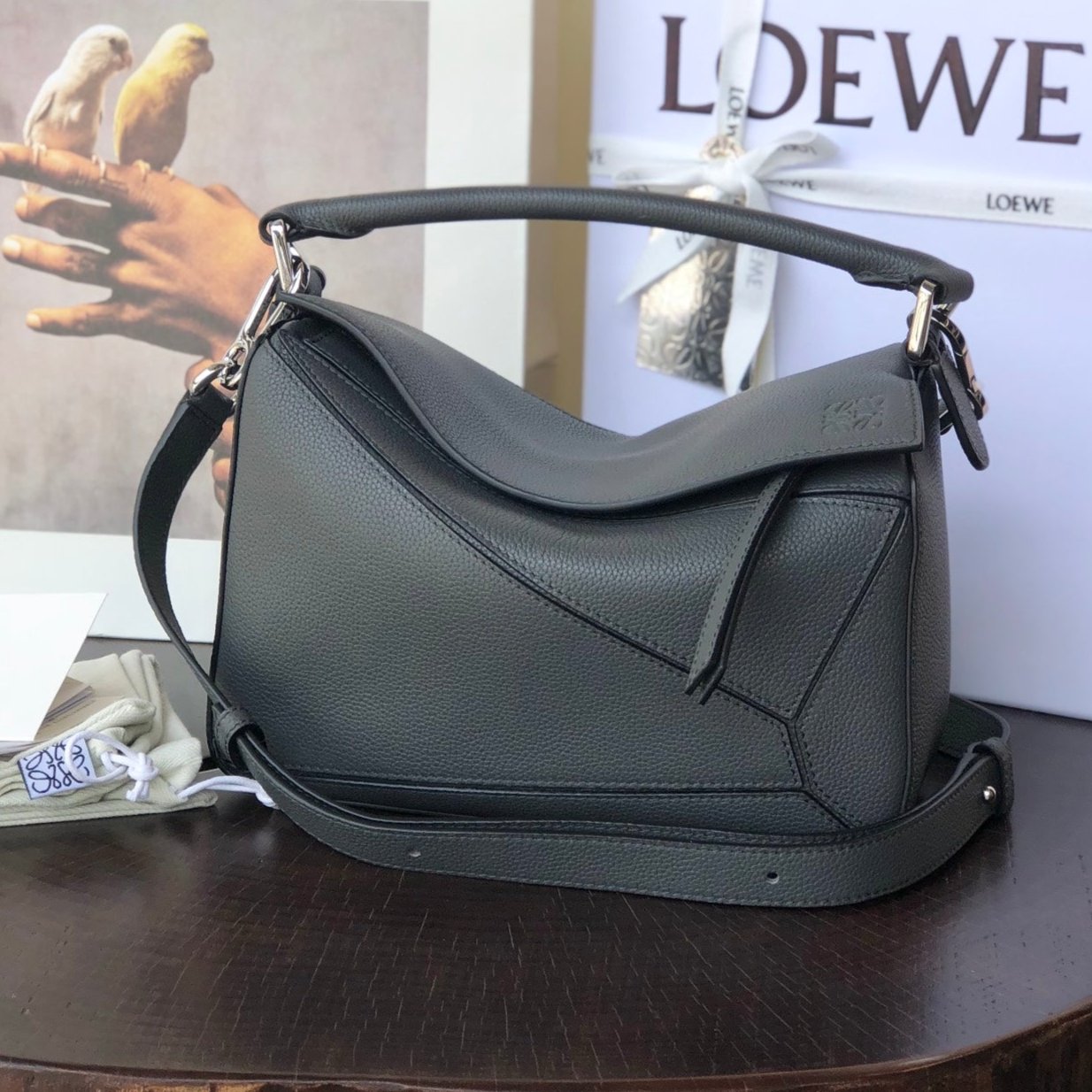 SMALL PUZZLE 24 BAG IN CLASSIC BLACK CALFSKIN mysite