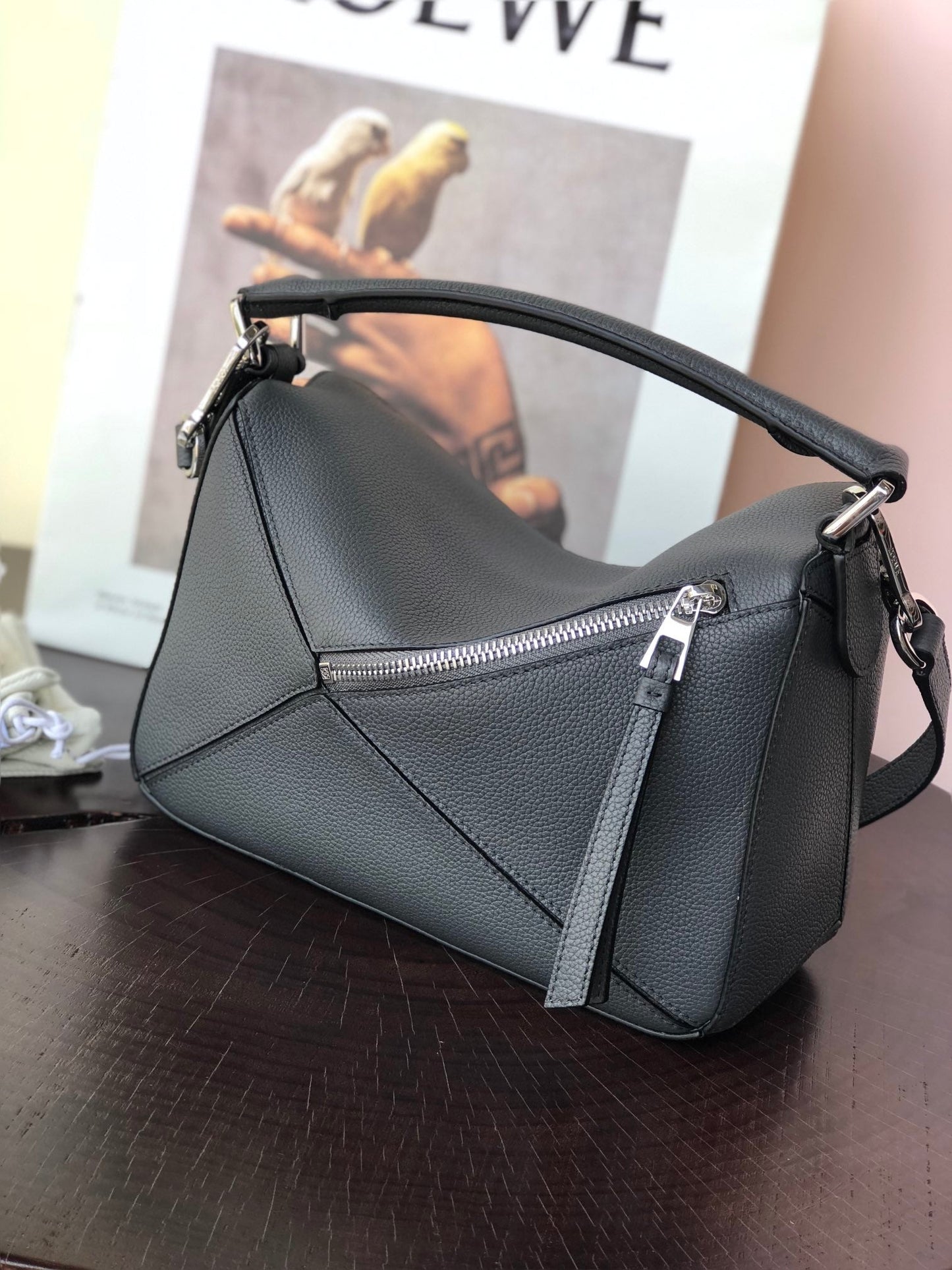 SMALL PUZZLE 24 BAG IN CLASSIC BLACK CALFSKIN mysite