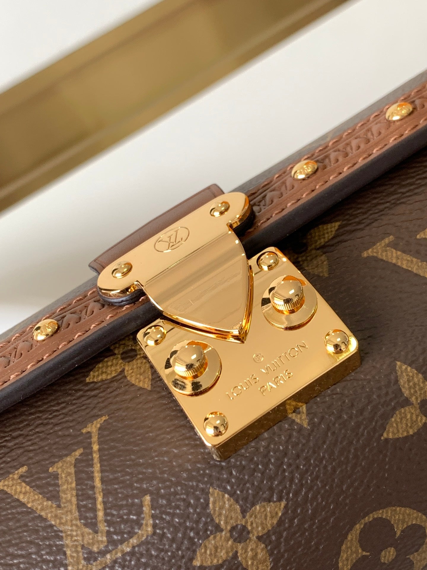 LV Papillon Trunk 19cm Brown Monogram Canvas & Cowhide GHW mysite
