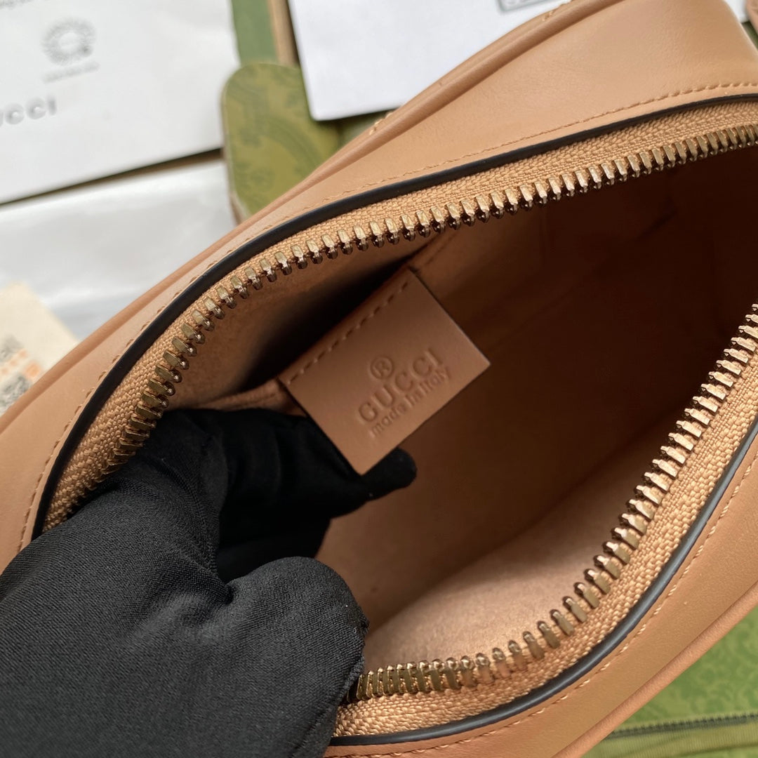 gg marmont mini 18cm zip top dark beige calfskin gold hardware mysite