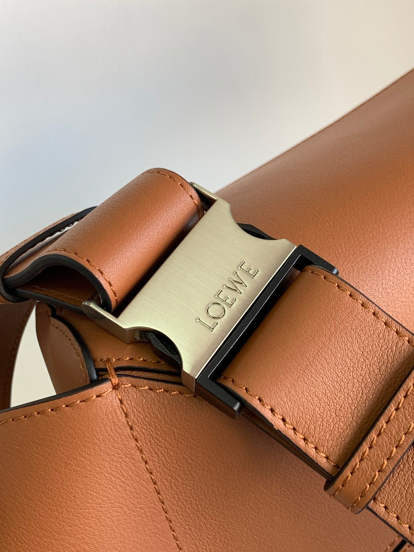 Loewe Puzzle Waist Bag 24 Brownish Orange Cowhide mysite