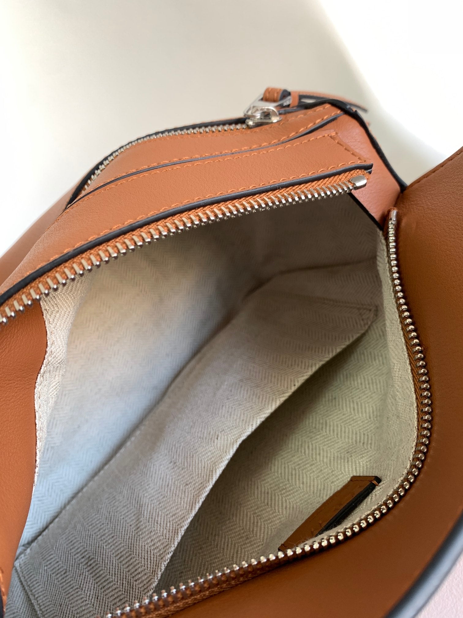 Loewe Puzzle Waist Bag 24 Brownish Orange Cowhide mysite