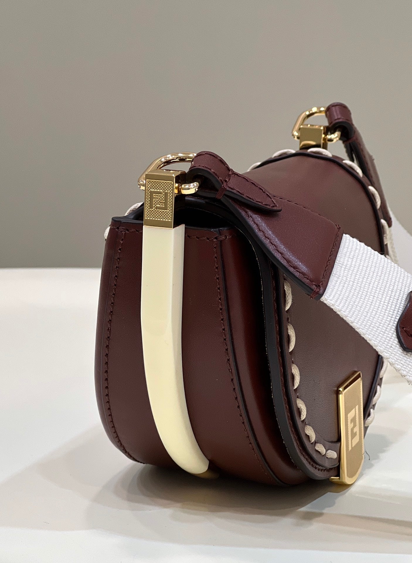 MOONLIGHT 19 IN WINE RED SMOOTH CALFSKIN GOLD HARDWARE mysite