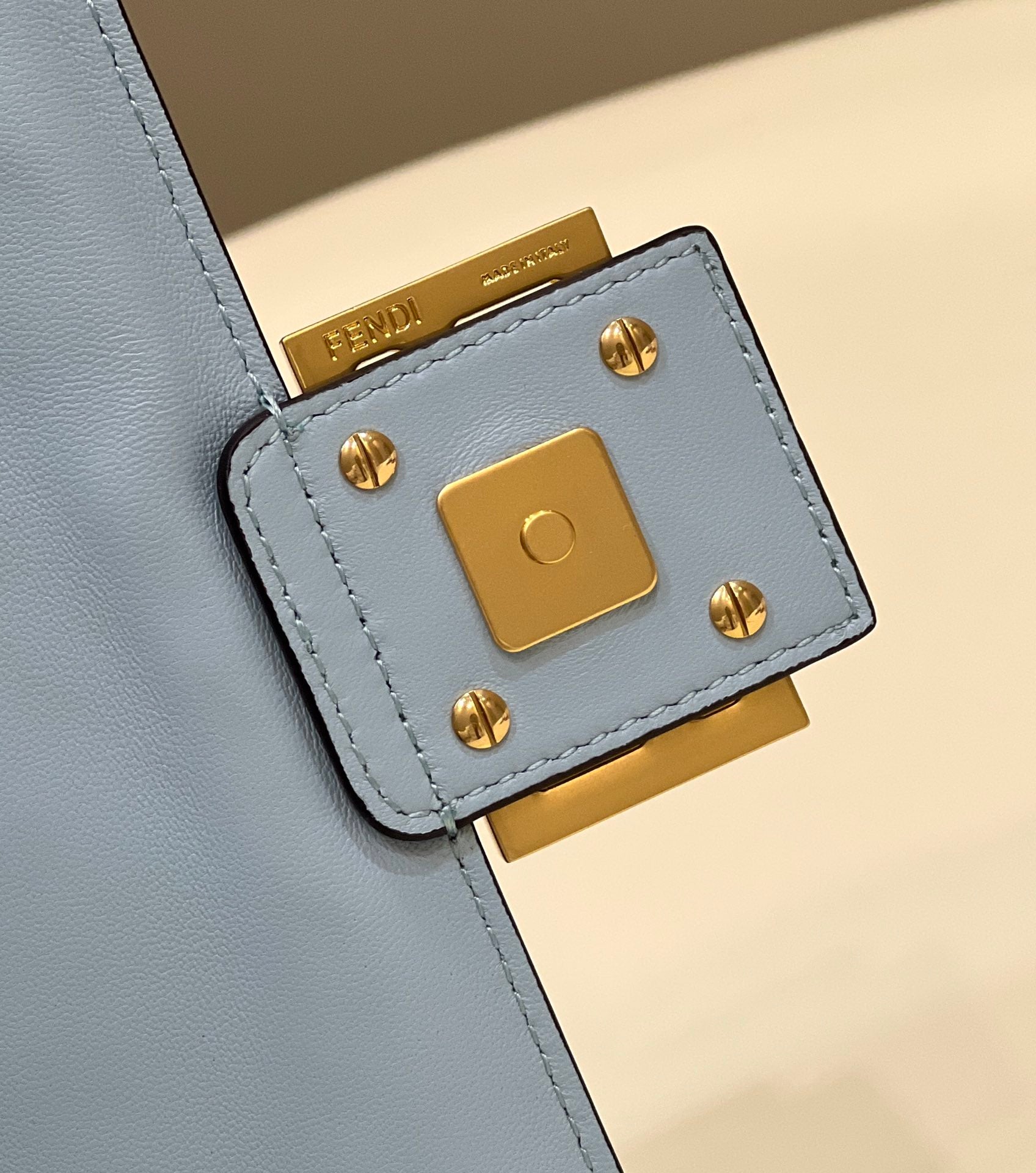 Baguette 27cm Cloud Blue Lambskin Gold Hardware mysite