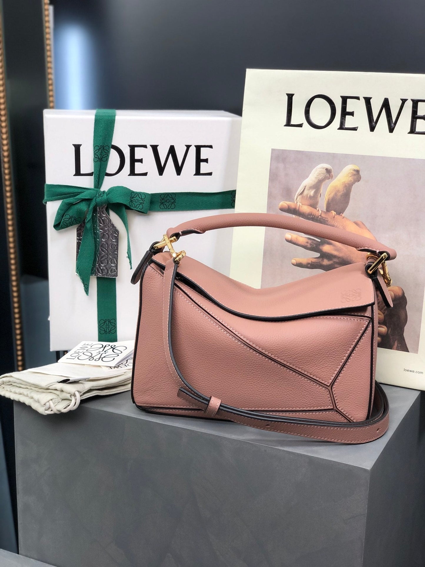 SMALL PUZZLE 24 BAG IN CLASSIC LIGHT PINK CALFSKIN mysite