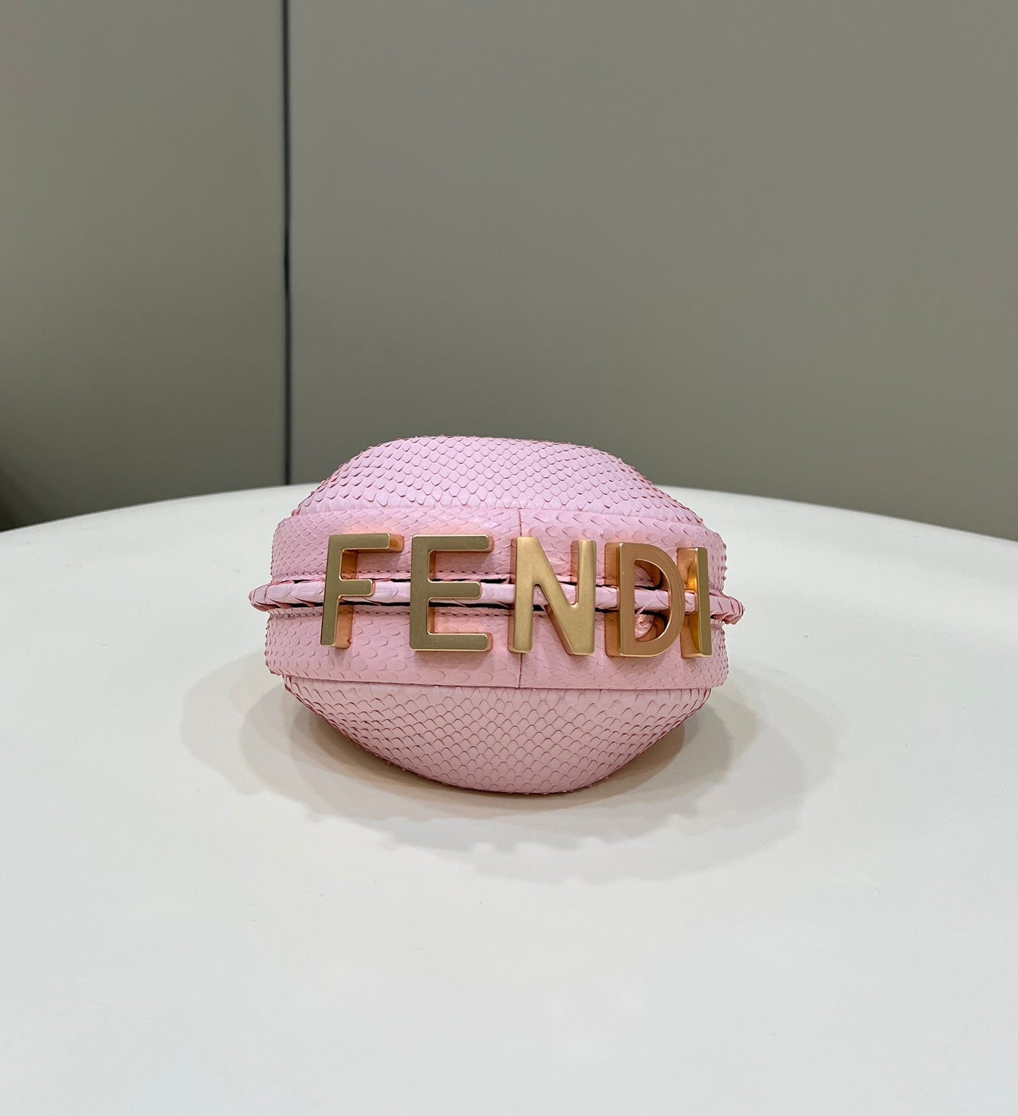 FENDIGRAPHY MINI 16 BAG IN LIGHT PINK CALFSKIN GOLD HARDWARE mysite