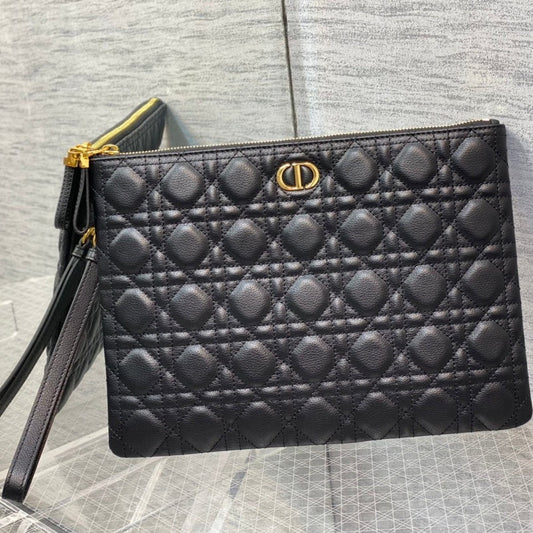 cd large caro daily black calfskin pouch mysite