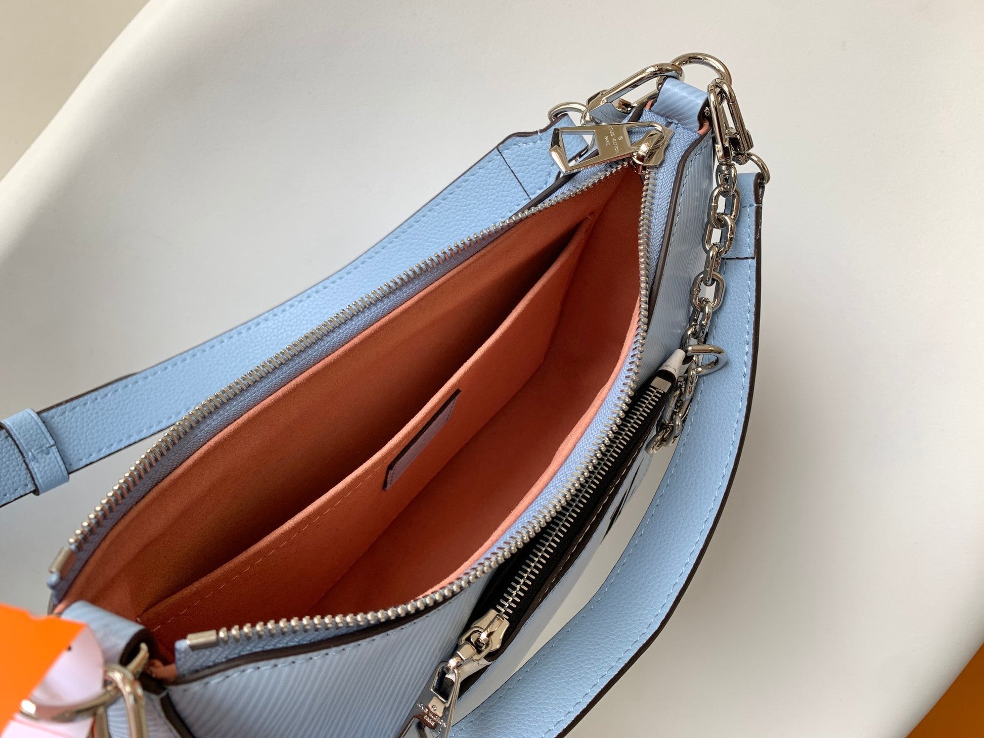 LV Marelle 25cm Blue Epi Grain Cowhide Metal HW mysite