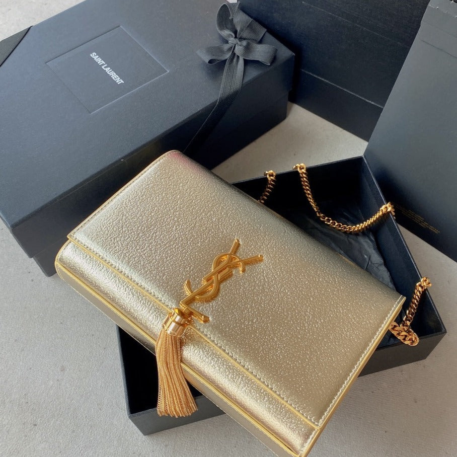 kate medium 24cm gold metalic calfskin gold hardware mysite