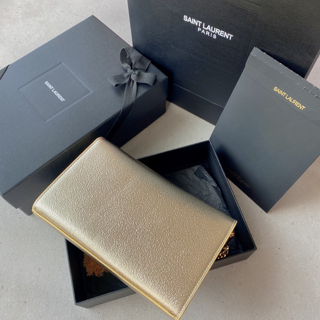 kate medium 24cm gold metalic calfskin gold hardware mysite