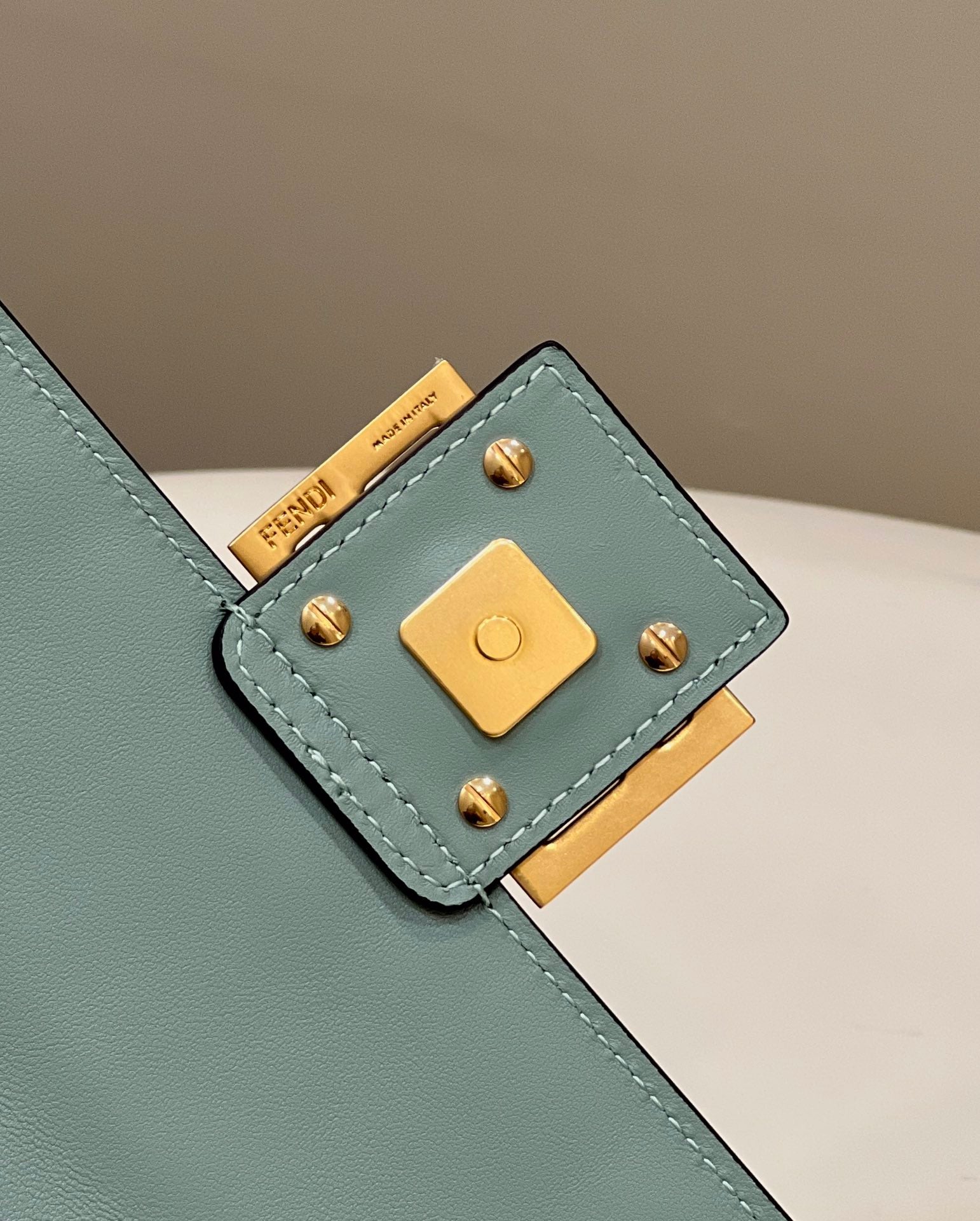 Baguette 27cm Powder Blue Lambskin Gold Hardware mysite