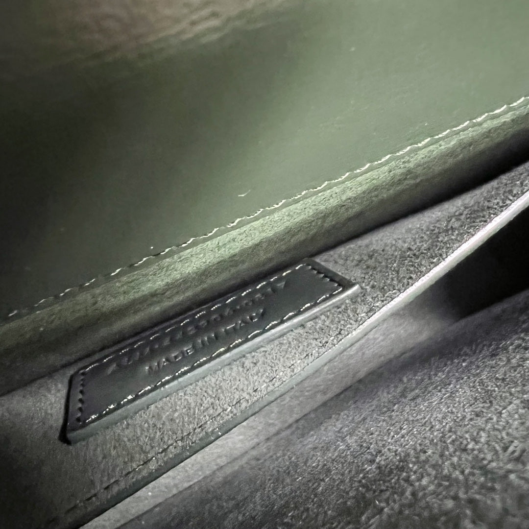 SUNSET MEDIUM 22 IN DARK GREEN CALFSKIN GOLD HARDWARE mysite