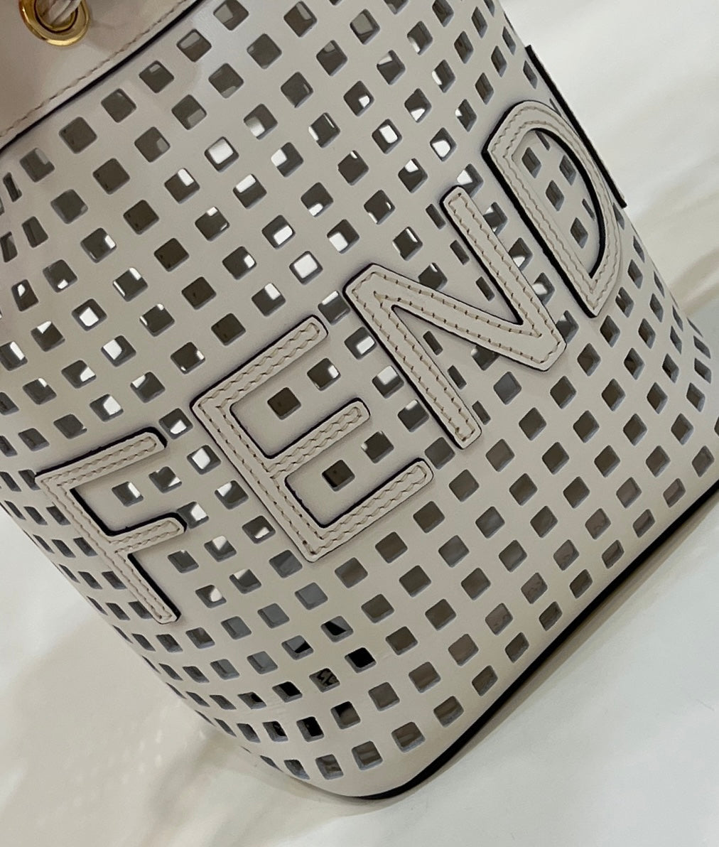 MON TRESOR 19 IN WHITE PERFORATED CALFSKIN mysite