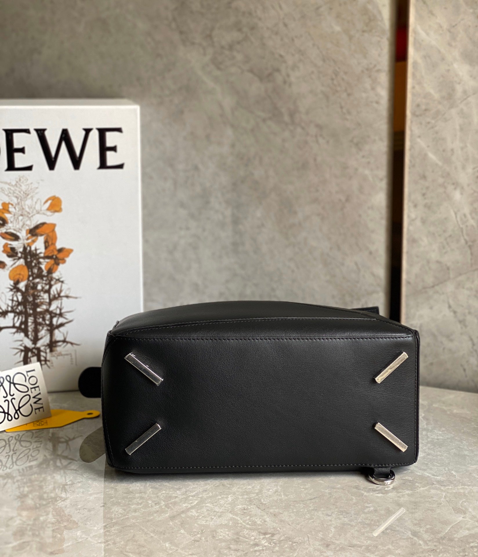 MEDIUM 30 PUZZLE BAG IN BLACK SOFT GRAINED CALFSKIN mysite
