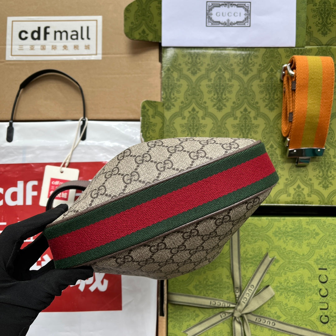 Gucci Attache bag 23 Brown Beige Canvas 239983 mysite