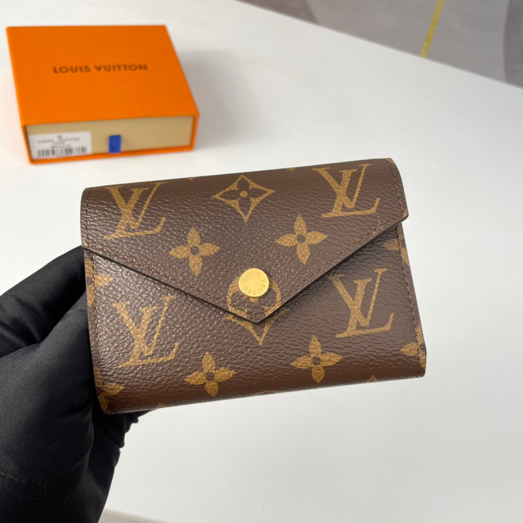 LV M62472 Victorine Wallet Brown Monogram Canvas 221679 mysite