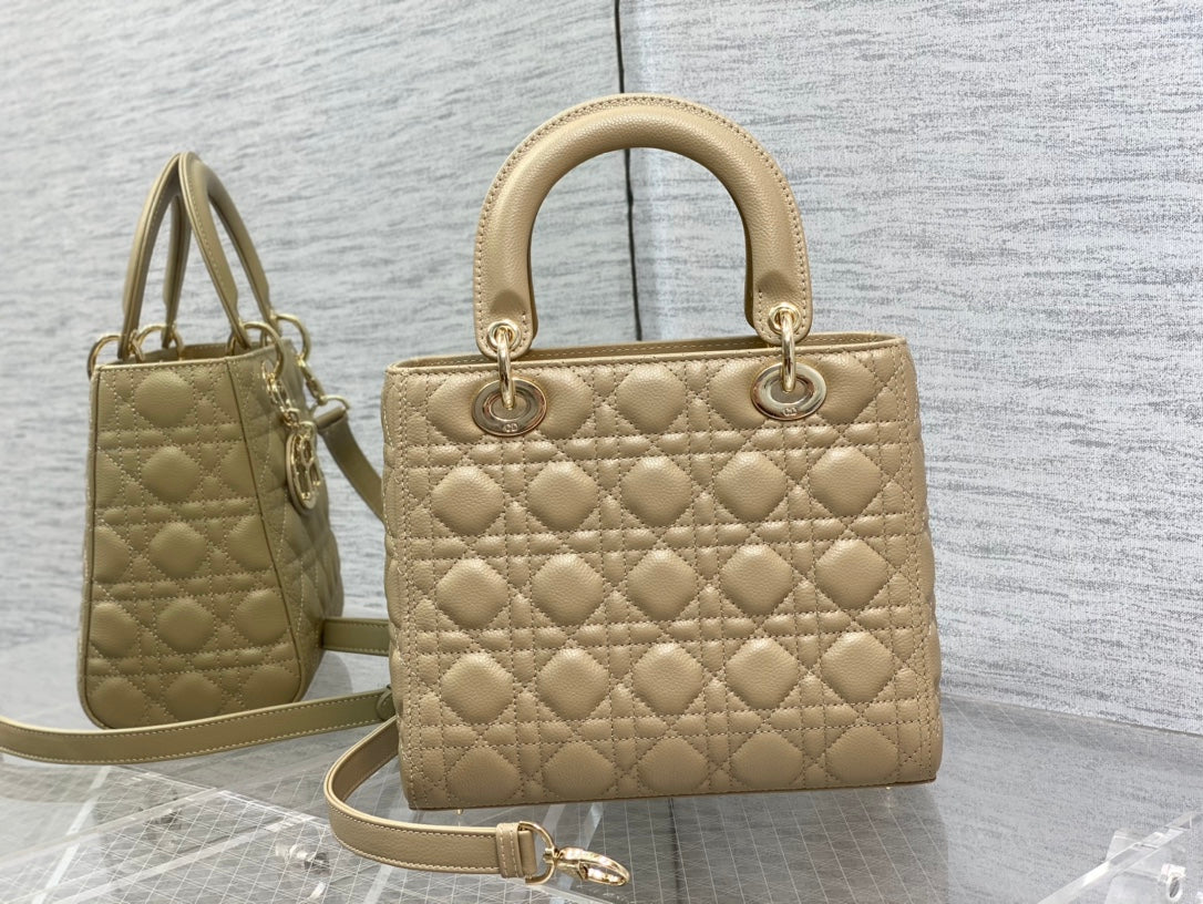 medium lady 24 ecru calfskin ghw mysite