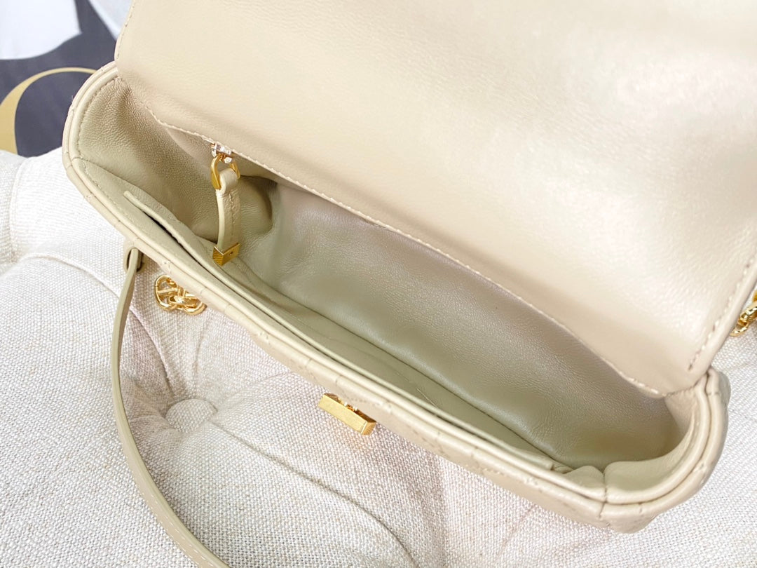 SMALL CARO BAG 20 PALE YELLOW CALFSKIN mysite