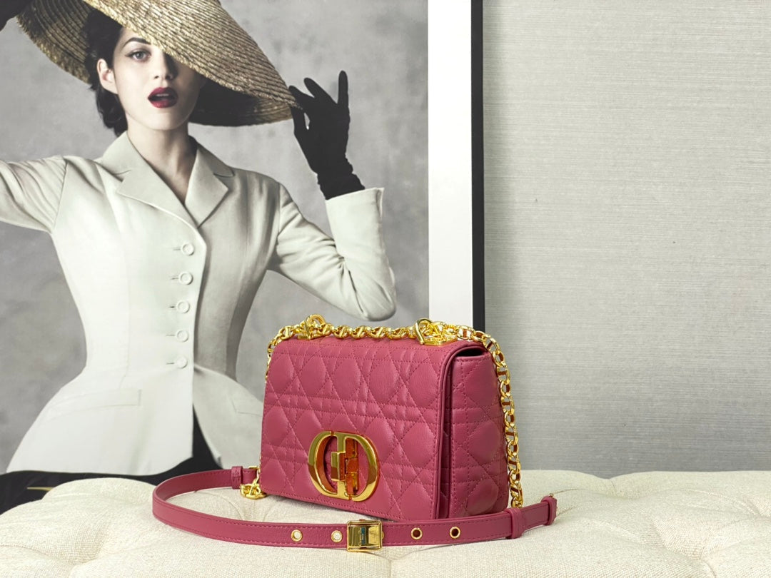 SMALL CARO BAG 20 DARK PINK CALFSKIN mysite