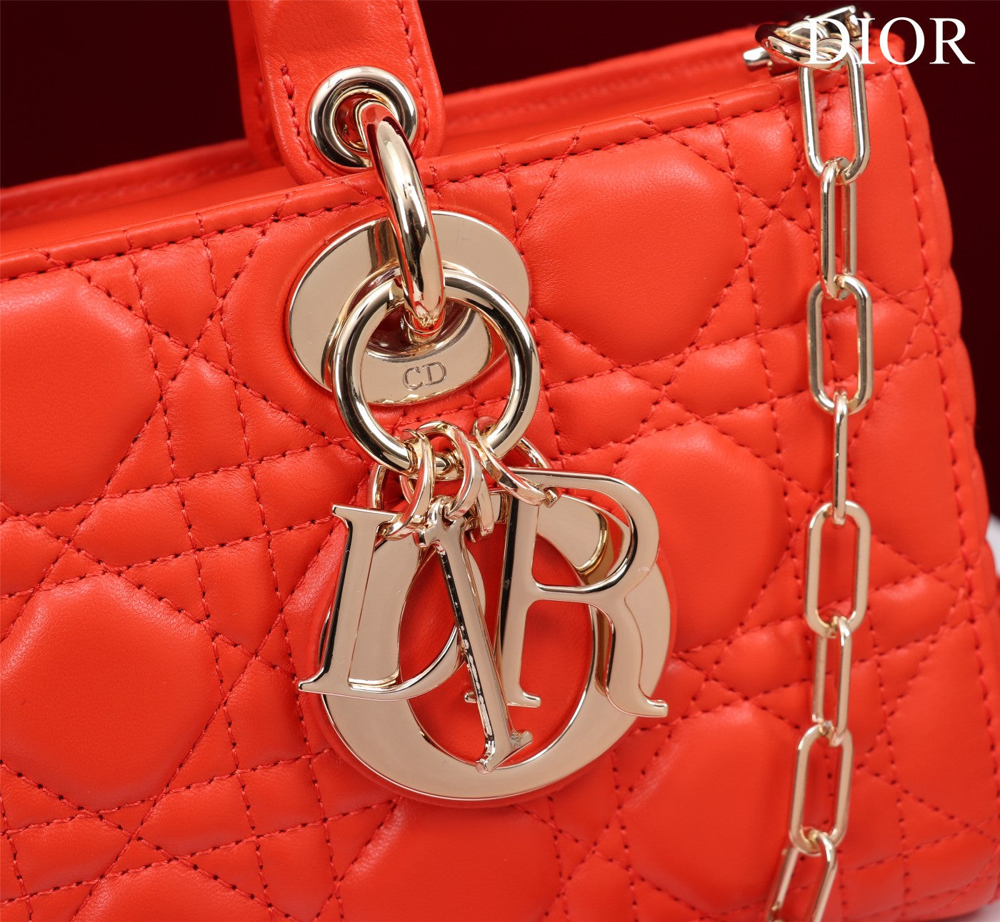 medium lady d-joy 26 red lambskin mysite