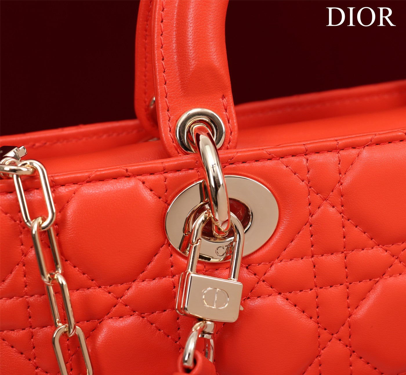 medium lady d-joy 26 red lambskin mysite