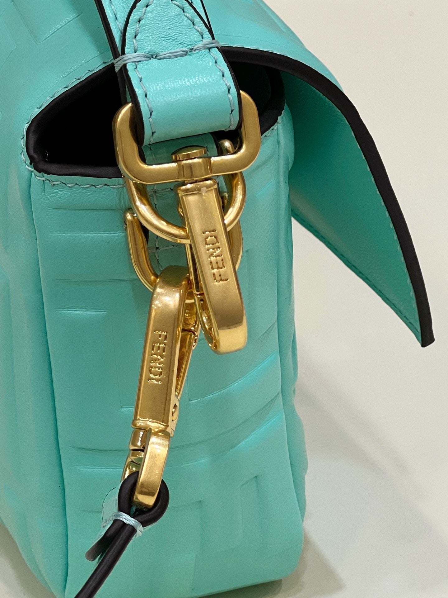 Baguette 27cm Tiffany Blue Lambskin Gold Hardware mysite