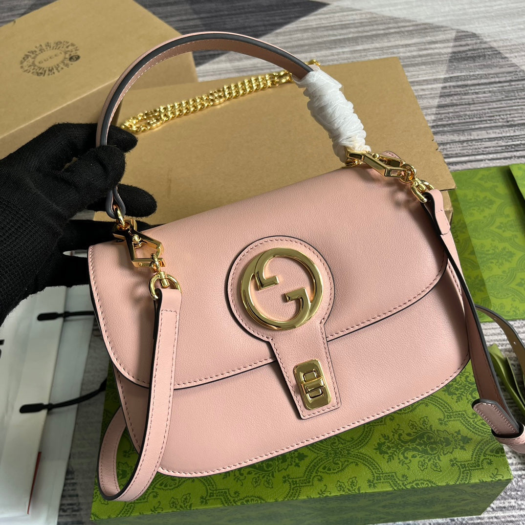 BLONDIE 23 TOP-HANDLE BAG LIGHT PINK CALFSKIN mysite